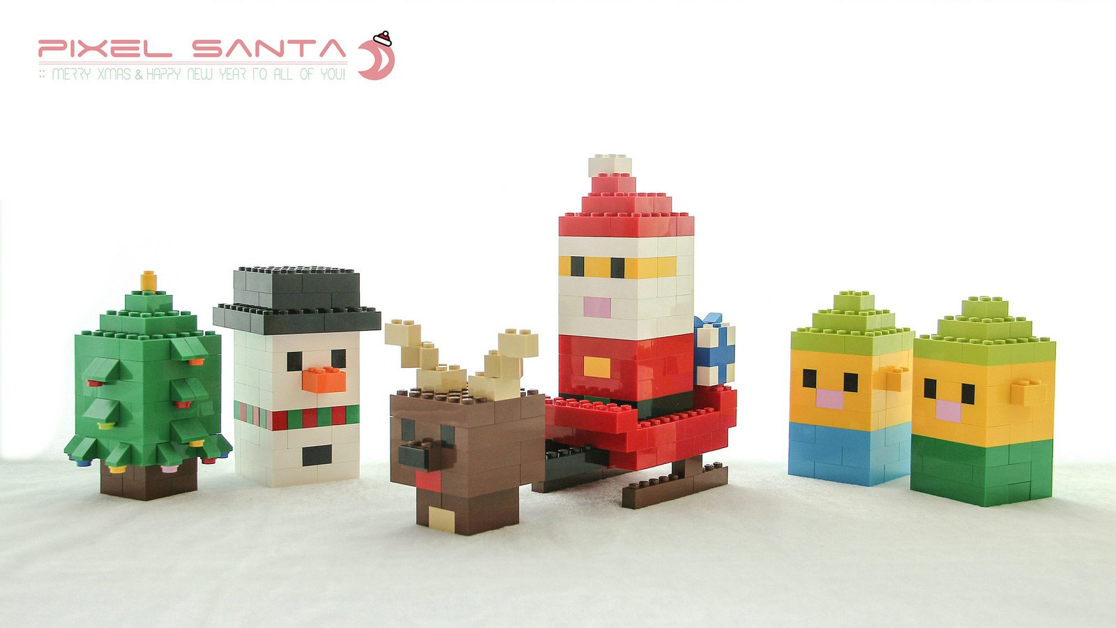 Pixel Santa