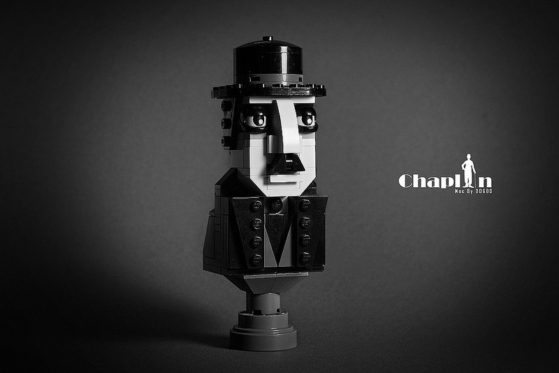 【狗神磚創Moc】卓別林人像 X Charles Chaplin