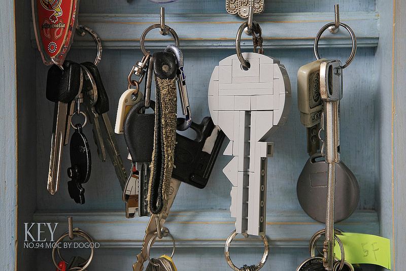 【狗神磚創Moc】鑰匙 X KEY