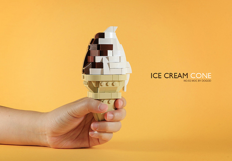 【狗神磚創Moc】霜淇淋 X Ice Cream Cone