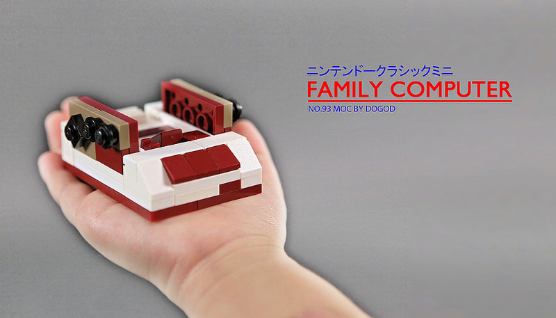【狗神磚創Moc】迷你紅白機 X FAMILY COMPUTER