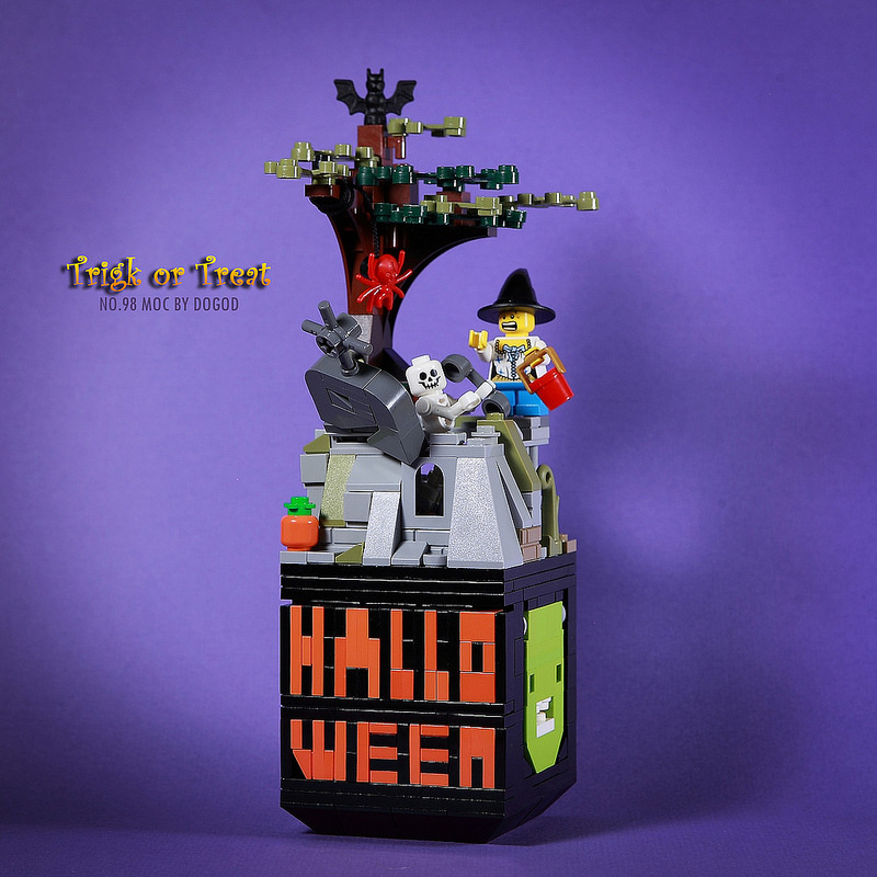 【狗神磚創Moc】不給糖就搗蛋 X Trigk or Treat