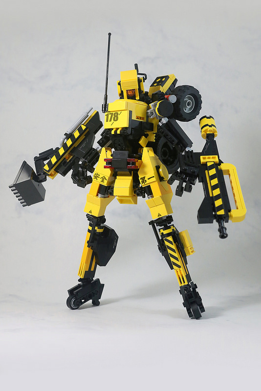 Backhoes mecha 怪手機甲