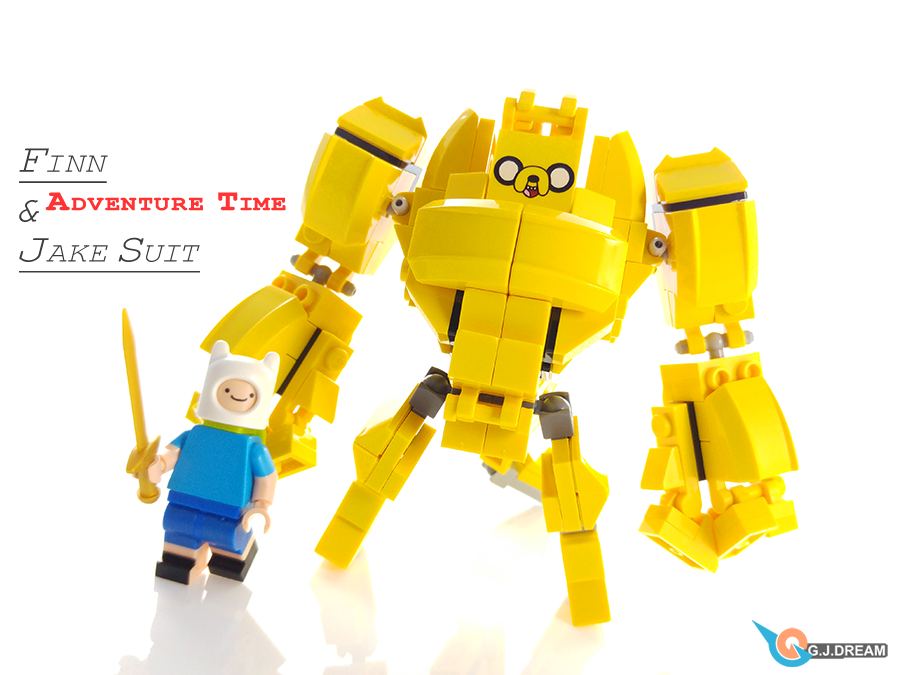 【G.J. MOC】Finn & Jake Suit -Adventure Time- 探險活寶 老皮裝甲