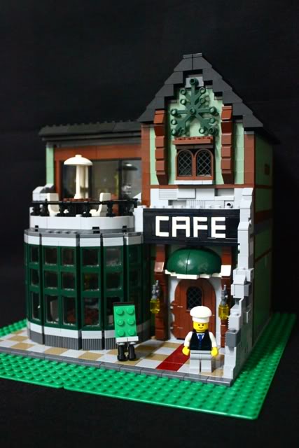 【大黑白】 獨棟建築－咖啡屋 cafe