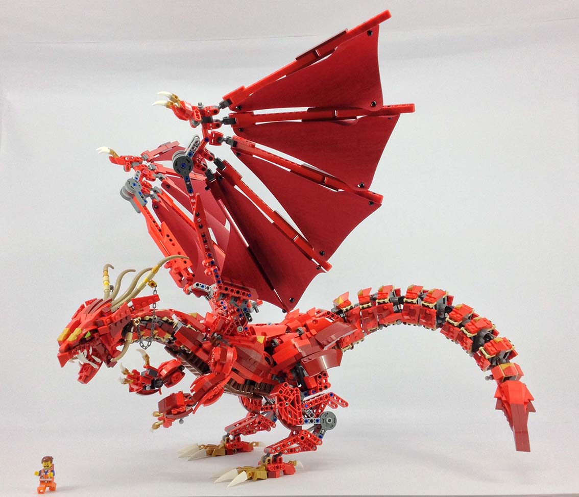 The Mythical Crimson Dragon