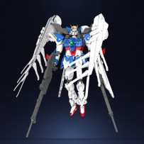 用LEGO做出 飛翼零式特裝高達