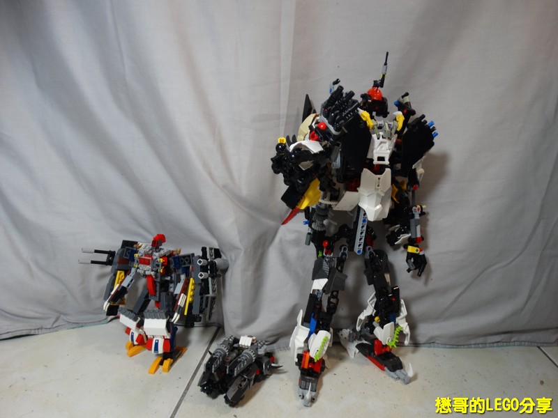 TransforLEGO Dinobot part-2  Grimlock&Swoop