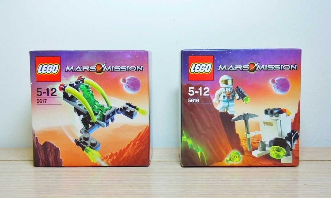 2008 5616 Mini-Robot 微型機器人、5617 Alien Jet  外星噴射艇