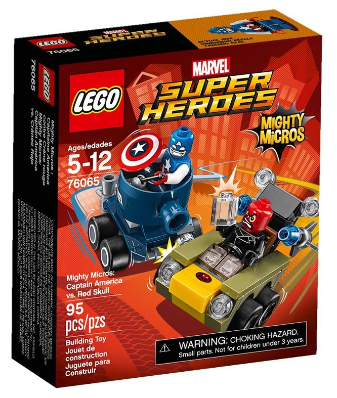 2016 76065 Mighty Micros: Captain America vs. Red Skull 美國隊長對紅骷髏