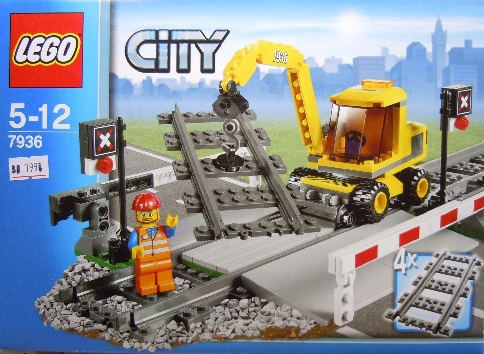 2010 City 7936 Level Crossing 鐵路平交道