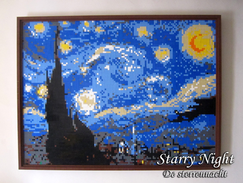 樂高畫 Starry Night 星夜