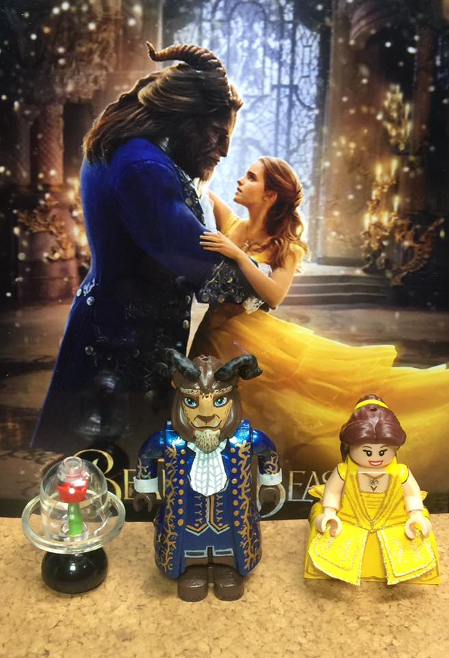 樂高人偶彩繪【美女與野獸】【Beauty And The Beast】